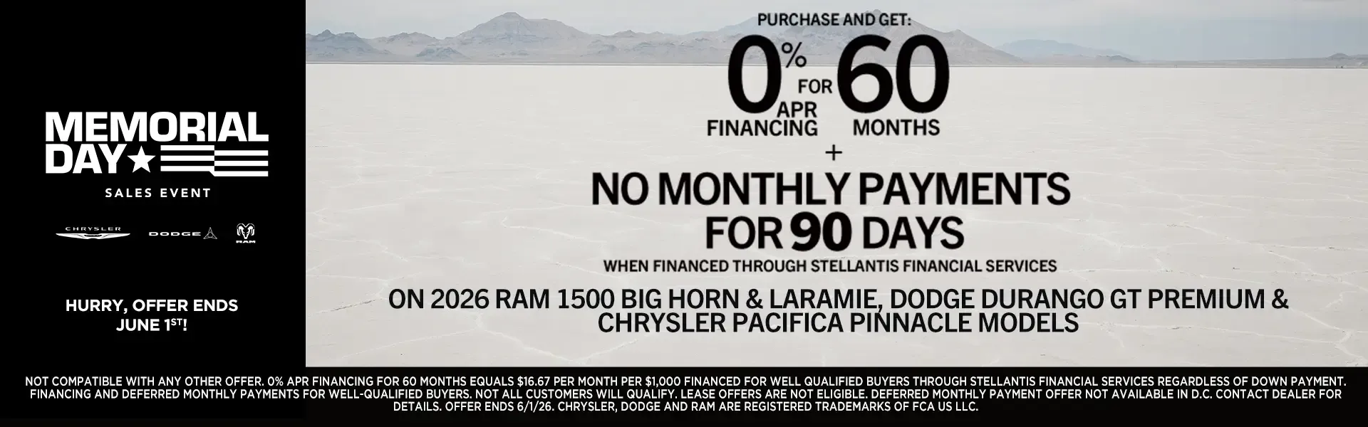 0% For 60 Months